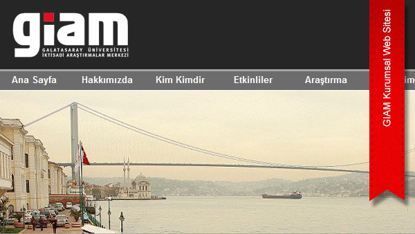 Galatasaray �niversitesi �ktisadi Ara�t�rmalar Merkezi kurumsal web sitesi yay�nda...